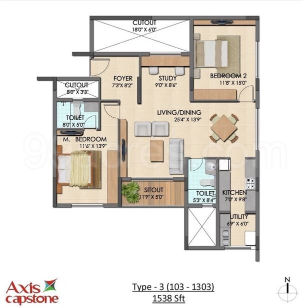 Capstone Life Axis Aspira Floor Plan Navodaya Nagar Bangalore South