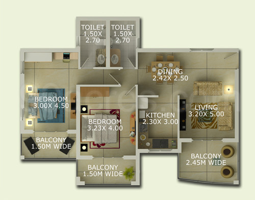 B And F Realty B And F Kensington Square Floor Plan Siolim