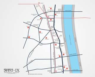 Ashram Road Ahmedabad Map Bakeri Group Bakeri Sakar Ix Map - Ashram Road, Ahmedabad West Location Map