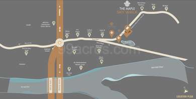 Balaji Enterprise Bharuch Balaji The Maple Skywalk Map - Tavra, Bharuch ...