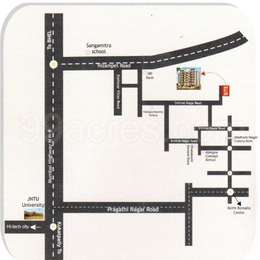 BBCS Infra Tech BBCS Bipin Arcade Map - Nizampet, Hyderabad Location Map