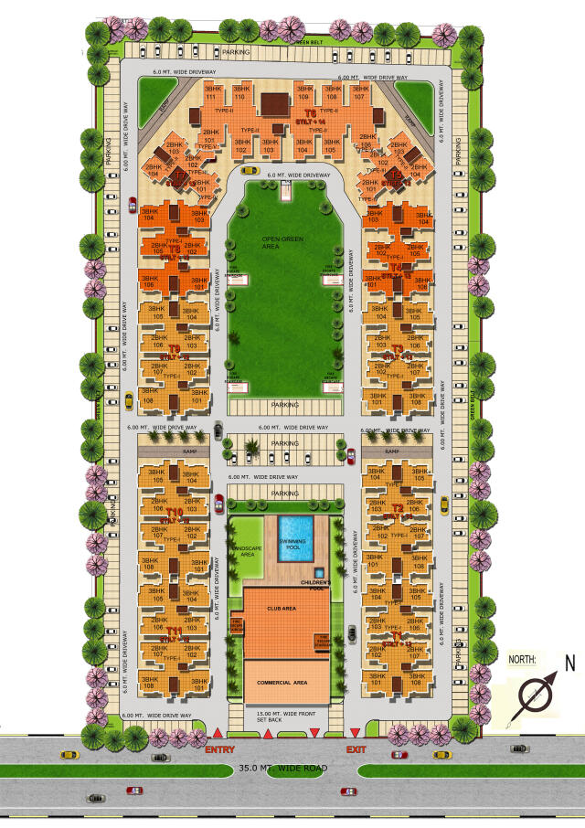 BBD Green City Lotus Court Faizabad Road, Lucknow Price List