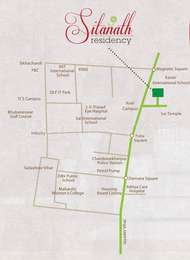 BBSR Projects BBSR Sitanath Residency Map - Patia, Bhubaneswar Location Map