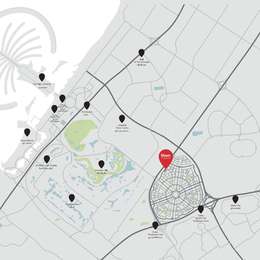 Bloom Properties Bloom Towers Map - Jumeirah Village Circle, Dubai ...