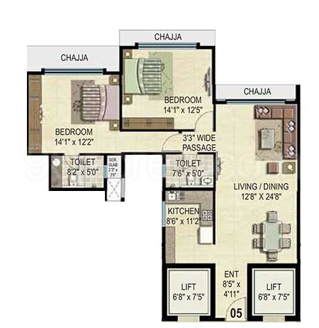 Bombay Construction Bombay Sahil Exotica Floor Plan - Bombay Sahil ...