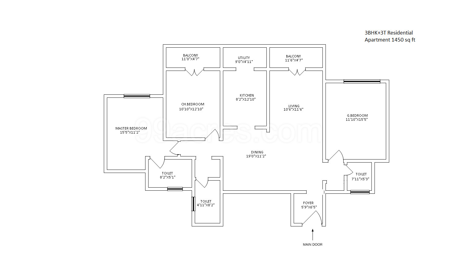 Brigade Group Brigade Millennium Floor Plan Brigade Millennium 7th