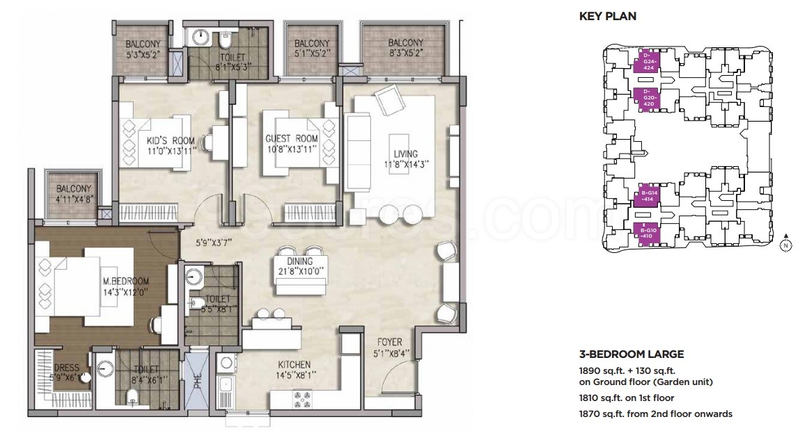 Brigade Group Brigade Mountain View Floor Plan Ramachandra
