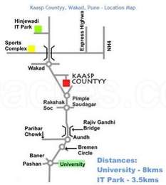 B. U. Bhandari Landmarks Pune BU Bhandari Kaasp Countyy Map - Wakad ...