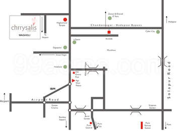 B. U. Bhandari Landmarks Pune BU Bhandari Chrrysalis Map - Wagholi ...