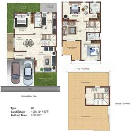 3 BHK / Bedroom House / Villa for rent in Casagrand Elan Thalambur ...