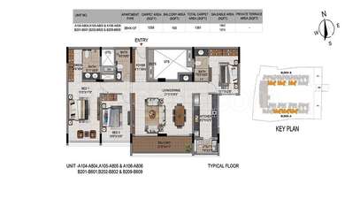 3 BHK Apartment / Flat for sale in Casagrand Millenia Mogappair Chennai ...