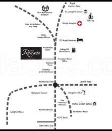 Sampangi Rama Nagar Map Century Real Estate Holdings Century Renata Map - Sampangi Rama Nagar,  Bangalore Central Location Map