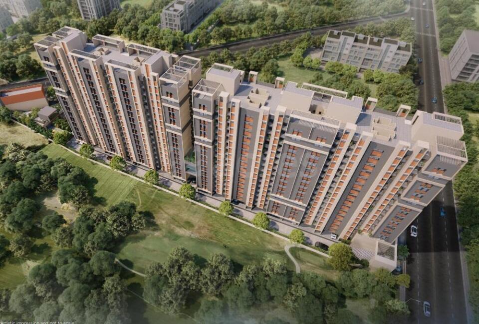 Chaurang Ivory Heights Aerial View