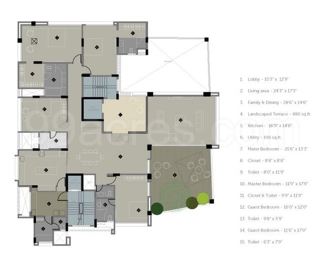 Chordia Group And Solitaire Homes Solitaire 8 Floor Plan Bhosale