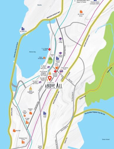 Ccpl Map CCPL Codename Above All Map - Dadar West, Mumbai Location Map