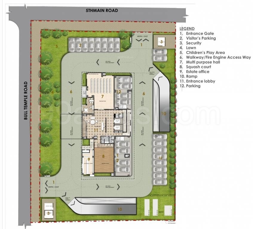 Concorde Crescent Bay Bull Temple Road, Bangalore Price List, Location, Floor Plan, Layout