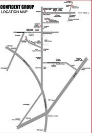 Confident Group Confident Hercules Map - Carmelaram, Sarjapur Road ...