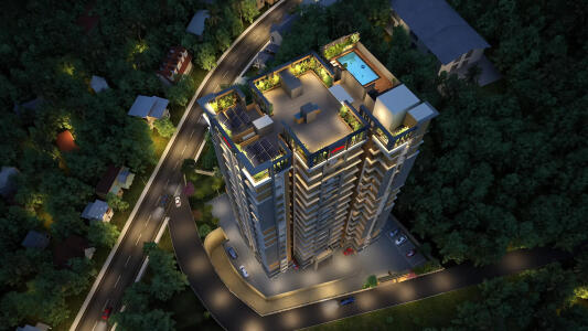 Confident Silver Oak Aerial View