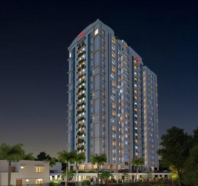 Confident White House Elevation