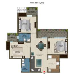 2 BHK Apartment / Flat for sale in Cosmos Greens Sector 106 A Bhiwadi ...