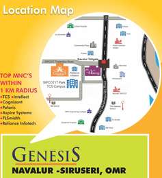 Creations Promoters Creations Genesis Map - Navalur, Chennai South ...