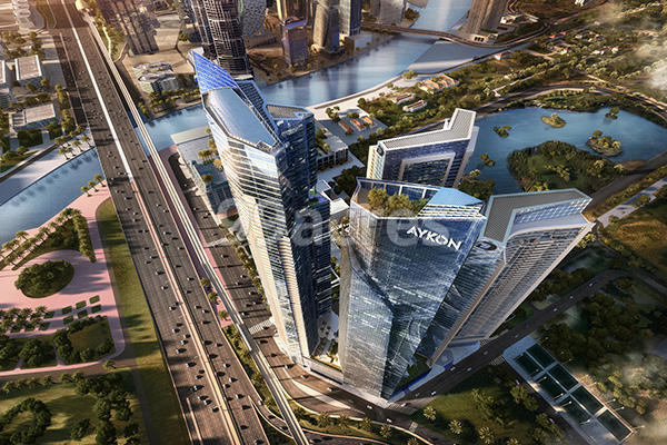 DAMAC AYKON City Aerial View