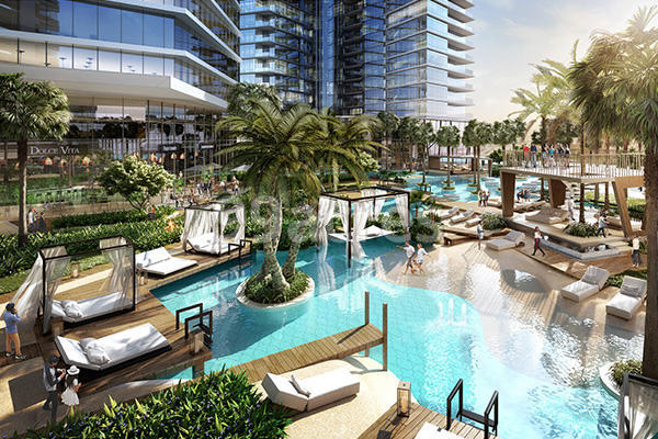 DAMAC AYKON City Swimming Pool