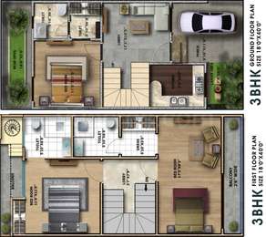 DEEP INFRASTRUCTURES Eco Homes Floor Plan - 66 Feet Road, Jalandhar