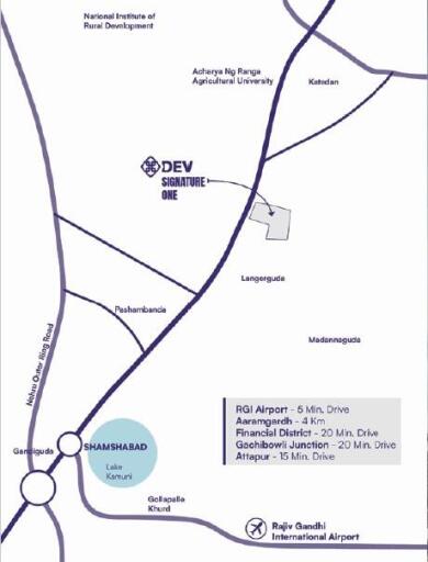 Dev Signature One Devansh Group Dev Signature One Map - Rajendra Nagar, Hyderabad ...