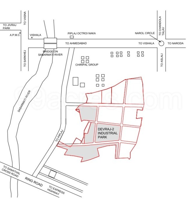 Vatva Map Devraj 2 Industrial Park Ahmedabad East, Vatva - Invest in Industrial ...