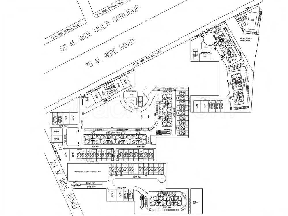 Dlf Builders Dlf New Town Heights 2 Floor Plan Sector 86 Gurgaon