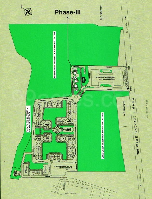 DLF Capital Green III in Karampura, Delhi - Price, Location Map