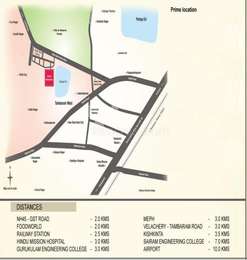 Doshi Housing Builders Doshi Nakshatra 2 Map - West Tambaram, Chennai ...