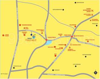 Doshi Housing Builders Doshi Firstnest Map - Chromepet, Chennai South 