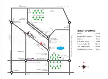 DRA Projects Builders DRA Ascot Map - Adambakkam, Chennai South ...