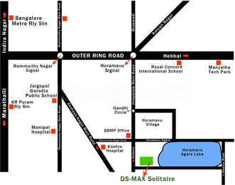 DS Max Properties DS Max Solitaire Map - Horamavu Agara, Bangalore ...