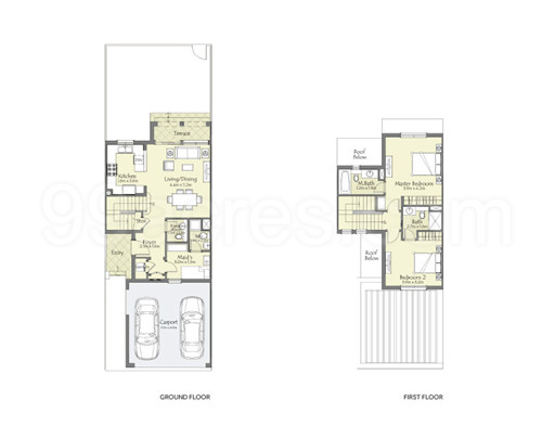 Dubai Properties Dubai Bella Casa Floor Plan Dubailand