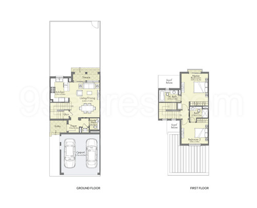 Dubai Properties Dubai Bella Casa Floor Plan Dubailand
