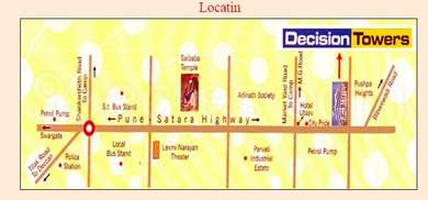 Maharshi Nagar Pune Map Dugad Group Dugad Decision Towers Map - Maharshi Nagar, Pune Location Map