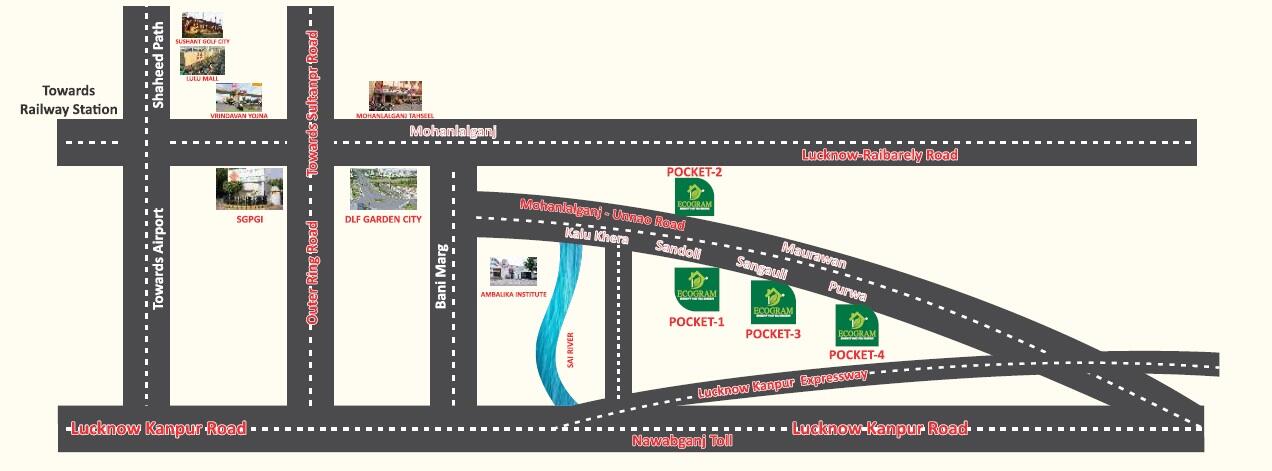 Ecogram Village Mohanlalganj, Lucknow | Price List & Brochure, Floor ...