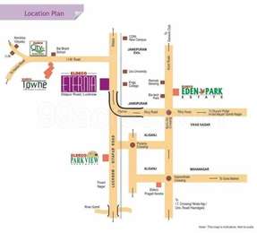 Eldeco Group Eldeco Eternia Map - Ved Nath Puram, Lucknow Location Map