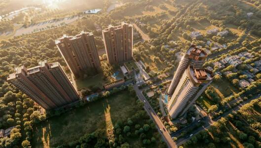 Eldeco Terra and Sol Aerial View