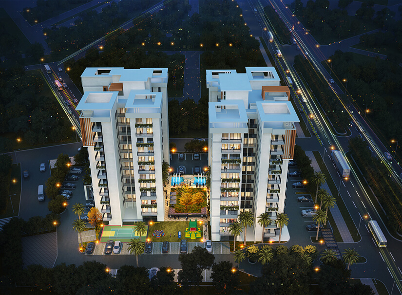 Eldeco Twin Towers IIM Road, Lucknow Price List & Brochure, Floor