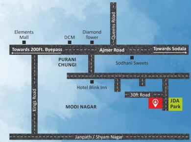 Elite Project Developers LLP Elite Pride Map - Vaishali Nagar, Jaipur ...