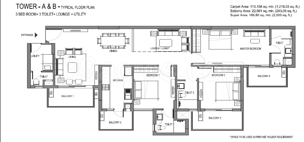 Emaar Mgf Developers Emaar Mgf Palm Hills Floor Plan Sector 77