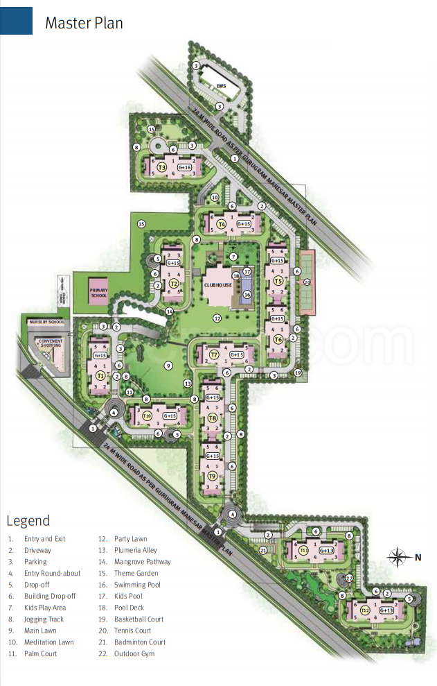 Emaar Mgf Developers Emaar Mgf Palm Gardens Floor Plan Sector 83