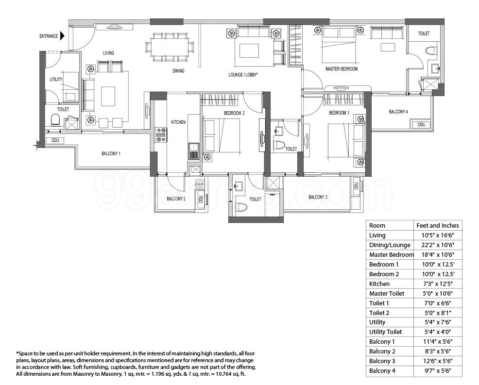 Emaar India Emaar Palm Heights Floor Plan Emaar Palm