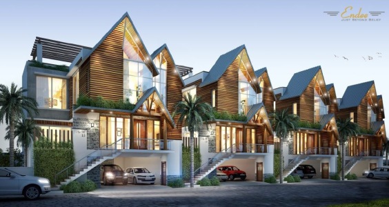 Endee Aura Villa Artistic Elevation