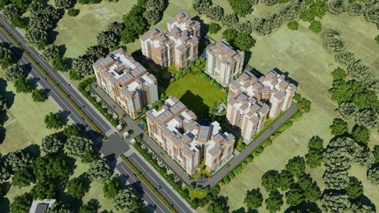 Victorian Palace Aerial View