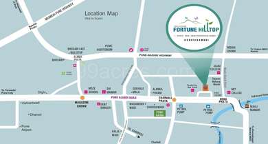 Fortune Vastushilpa Developers LLP Fortune Hill Top Map - Alandi ...